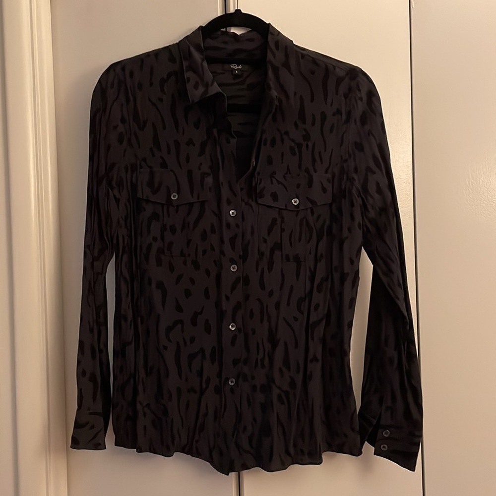 Rails Rhett Cheetah Print Shirt / Size Small - Picture 3 of 4
